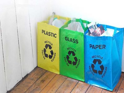 Premier Housewares - Juego de Bolsas de Reciclaje (3 Unidades), Multicolor
